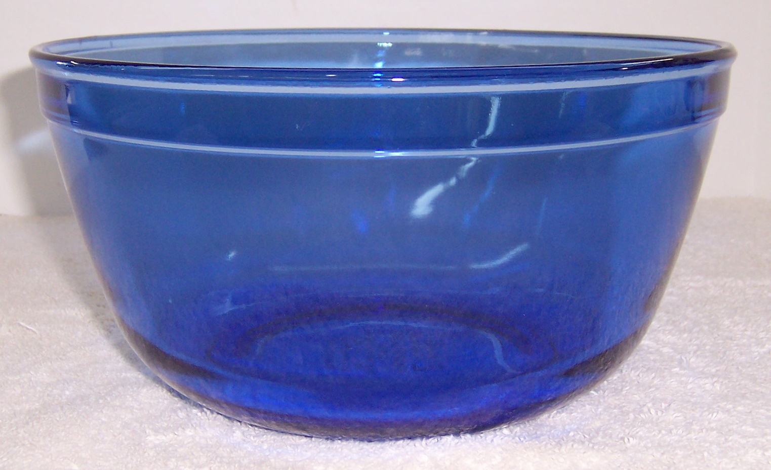 Vintage Clear Glass Anchor Ovenware Mixing Bowl Set 1 Qt 1056 and