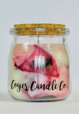 Coyer Candle Co 5 oz Macintosh Apple Studio Jar Candle with Cork Lid