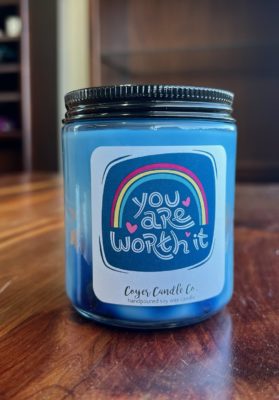 Coyer Candle Co You Are Worth It