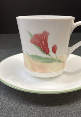 Corelle-Pacific-Bloom-Cup-and-Saucer